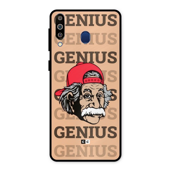 Genious Scientist Metal Back Case for Galaxy M30