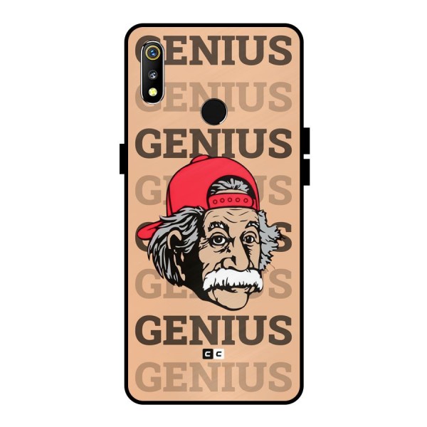 Genious Scientist Metal Back Case for Realme 3