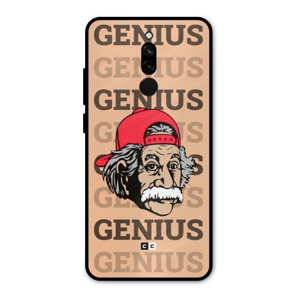 Genious Scientist Metal Back Case for Redmi 8