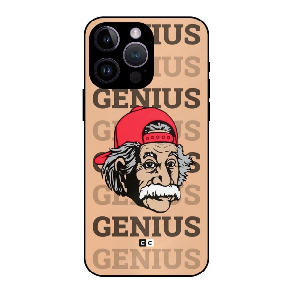 Genious Scientist Metal Back Case for iPhone 14 Pro Max