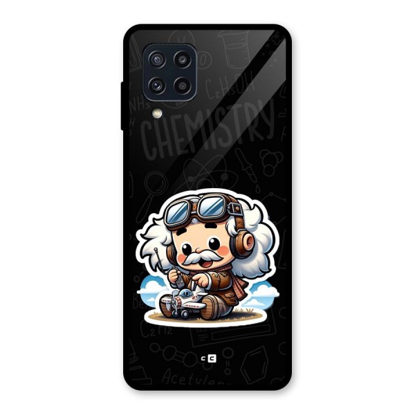 Genius Kid Glass Back Case for Galaxy M32