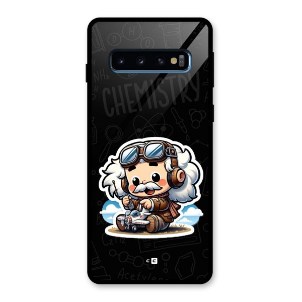 Genius Kid Glass Back Case for Galaxy S10