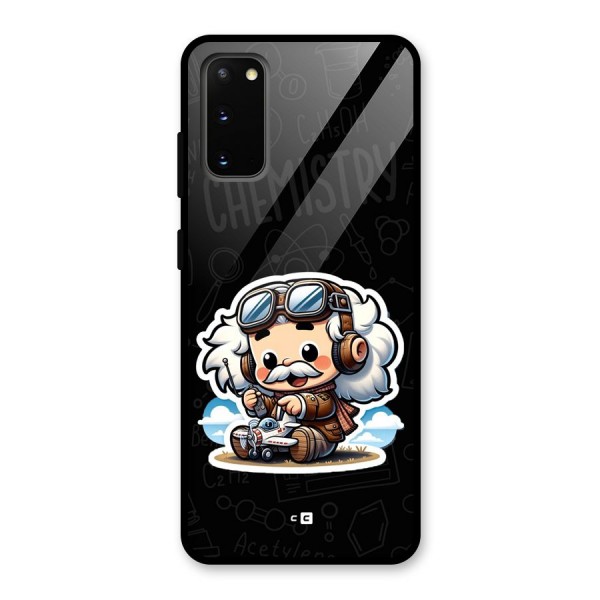 Genius Kid Glass Back Case for Galaxy S20
