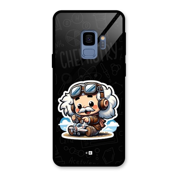 Genius Kid Glass Back Case for Galaxy S9
