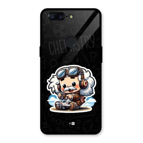 Genius Kid Glass Back Case for OnePlus 5T