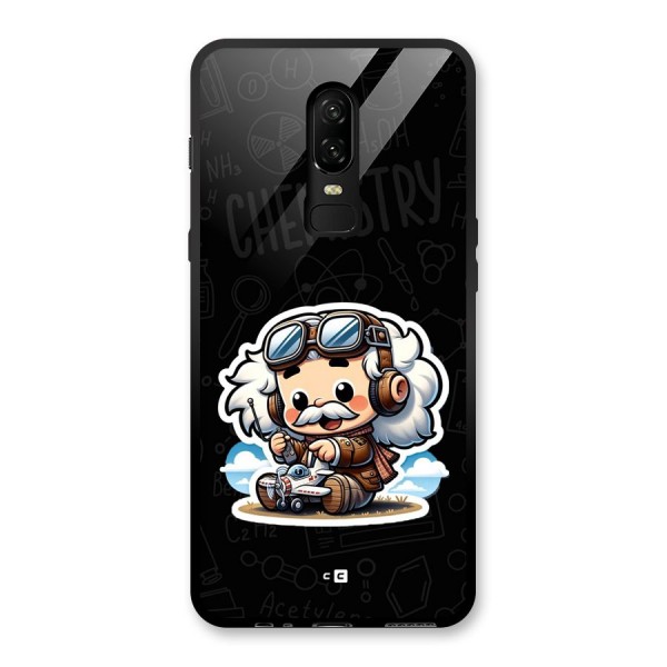 Genius Kid Glass Back Case for OnePlus 6