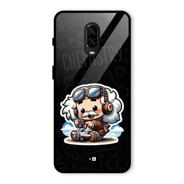 Genius Kid Glass Back Case for OnePlus 6T