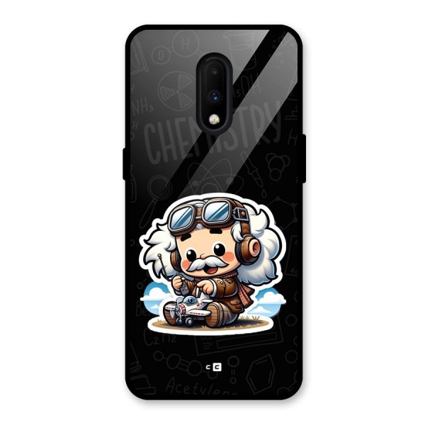 Genius Kid Glass Back Case for OnePlus 7