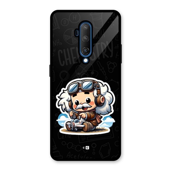 Genius Kid Glass Back Case for OnePlus 7T Pro