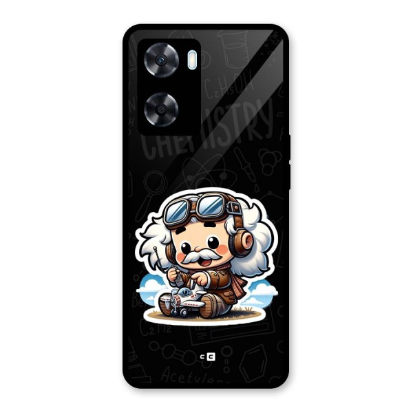 Genius Kid Glass Back Case for Oppo A77