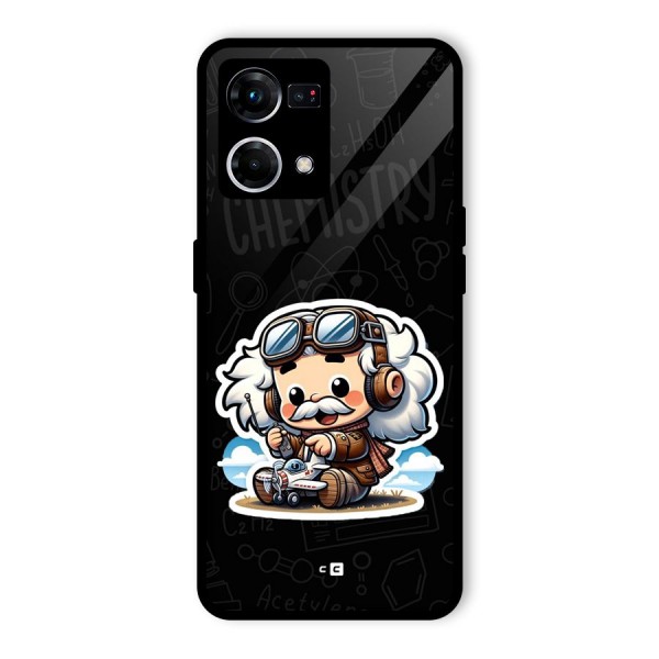 Genius Kid Glass Back Case for Oppo F21 Pro 4G