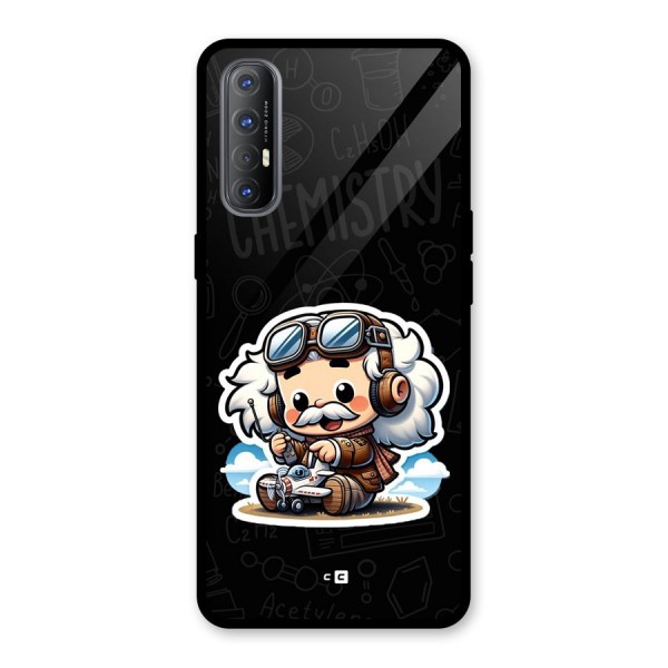 Genius Kid Glass Back Case for Oppo Reno3 Pro