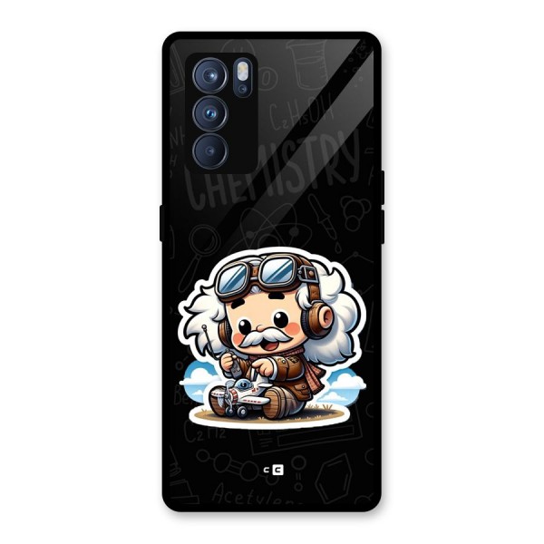 Genius Kid Glass Back Case for Oppo Reno6 Pro 5G