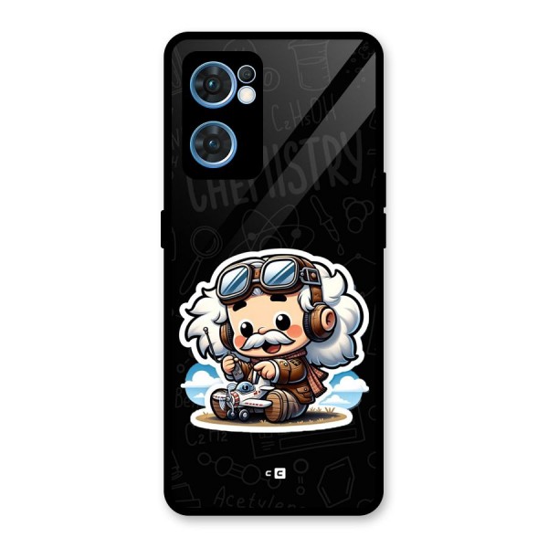 Genius Kid Glass Back Case for Oppo Reno7 5G