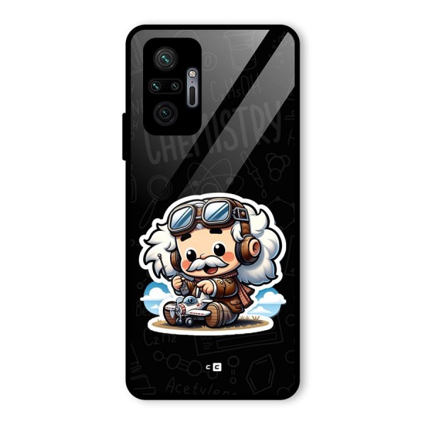 Genius Kid Glass Back Case for Redmi Note 10 Pro Max