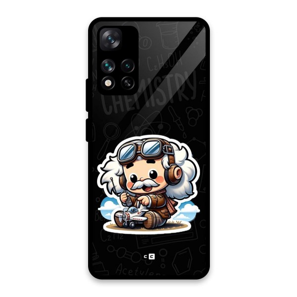 Genius Kid Glass Back Case for Xiaomi 11i 5G