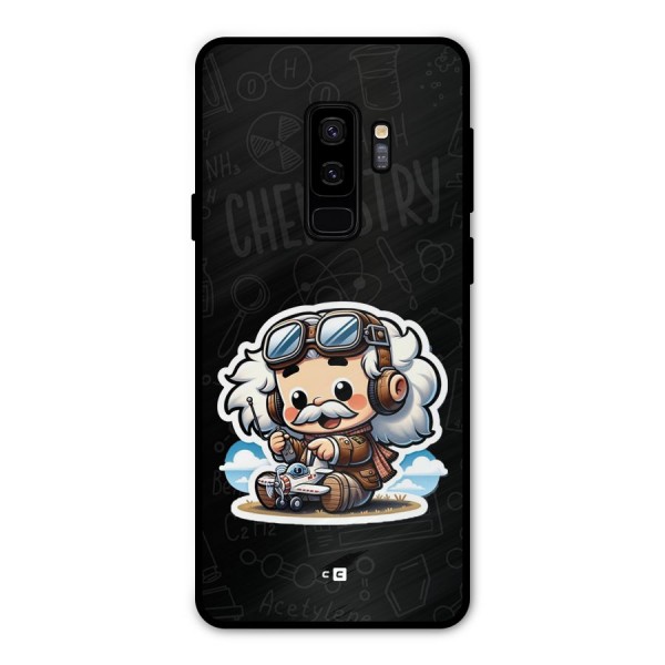 Genius Kid Metal Back Case for Galaxy S9 Plus