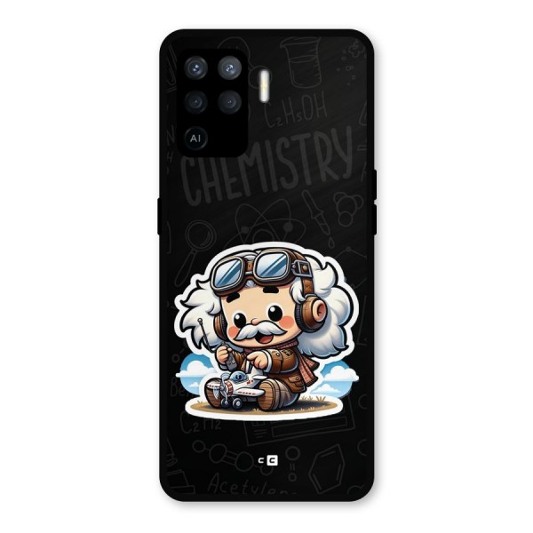 Genius Kid Metal Back Case for Oppo F19 Pro