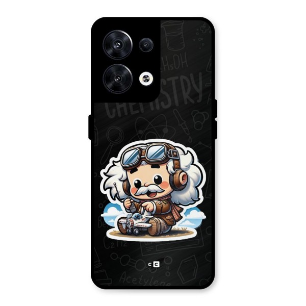 Genius Kid Metal Back Case for Oppo Reno8 5G