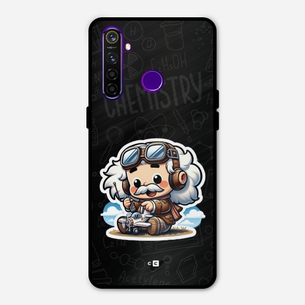 Genius Kid Metal Back Case for Realme 5 Pro