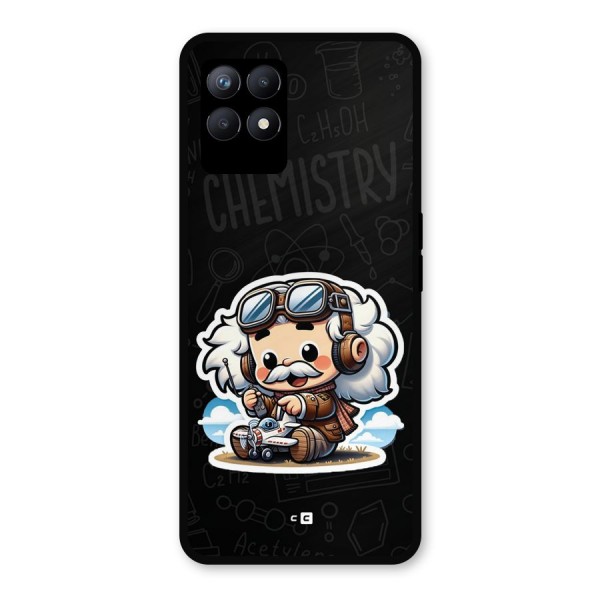 Genius Kid Metal Back Case for Realme Narzo 50