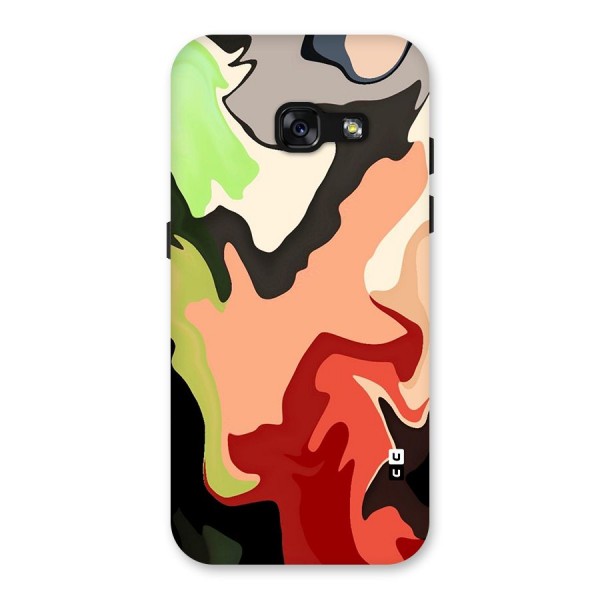 Geometric Abstract Acrylic Oil Pattern Art Back Case for Galaxy A3 (2017)