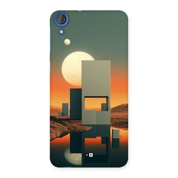 Geometric Sculpture Back Case for Desire 820