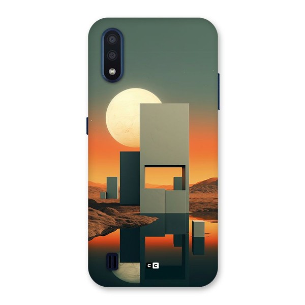 Geometric Sculpture Back Case for Galaxy M01