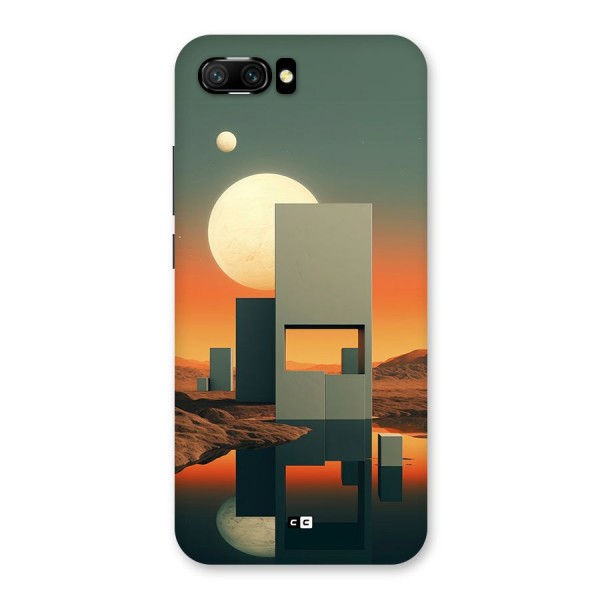 Geometric Sculpture Back Case for Honor 10