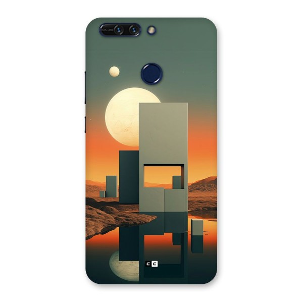 Geometric Sculpture Back Case for Honor 8 Pro