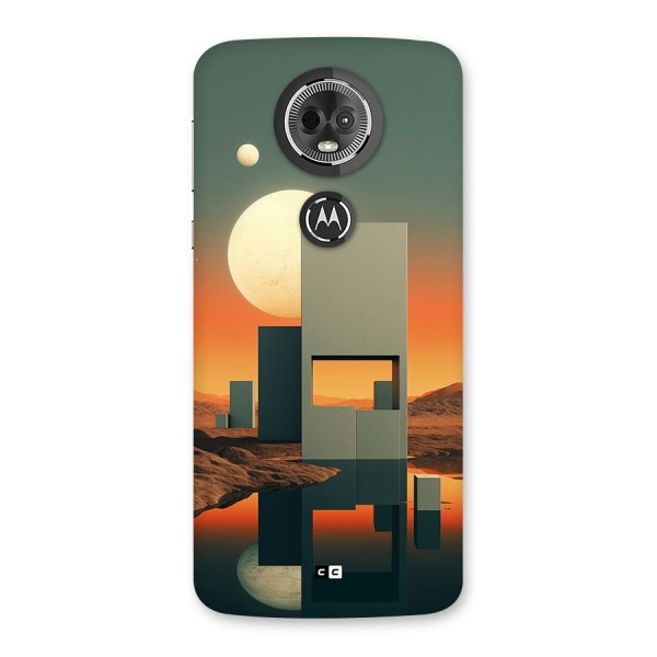 Geometric Sculpture Back Case for Moto E5 Plus