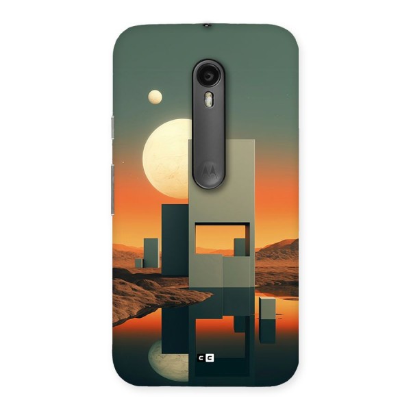 Geometric Sculpture Back Case for Moto G3