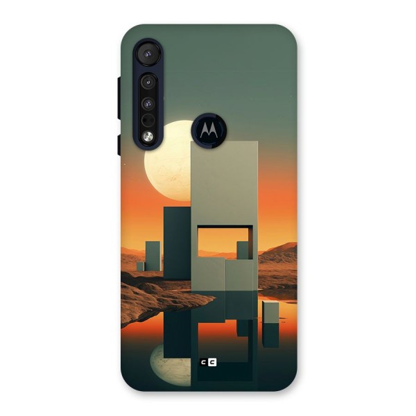 Geometric Sculpture Back Case for Motorola One Macro