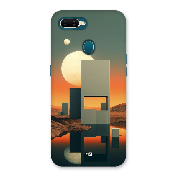 Geometric Sculpture Back Case for Oppo A7
