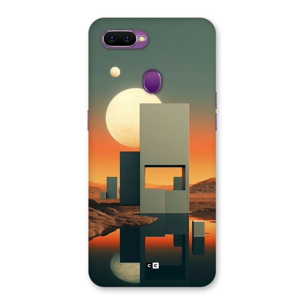 Geometric Sculpture Back Case for Oppo F9