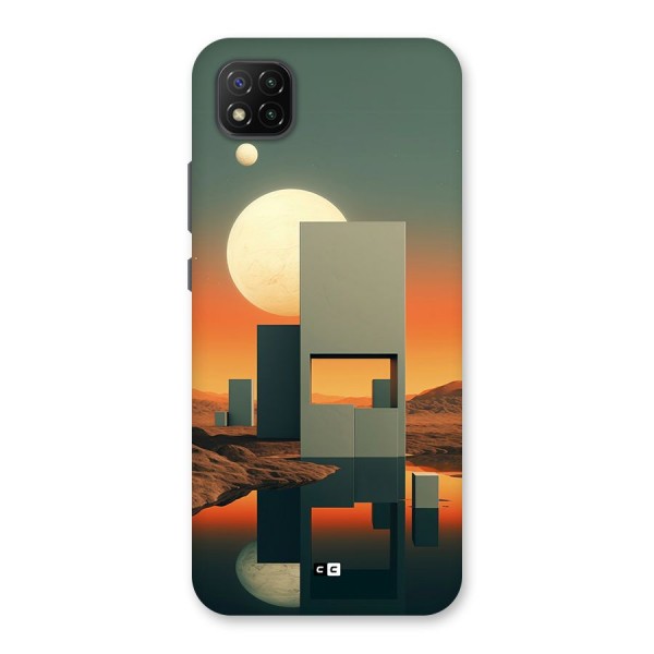 Geometric Sculpture Back Case for Poco C3