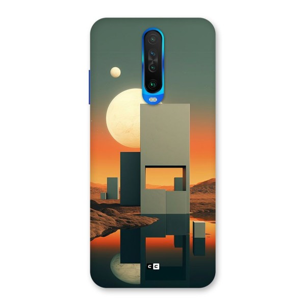Geometric Sculpture Back Case for Poco X2