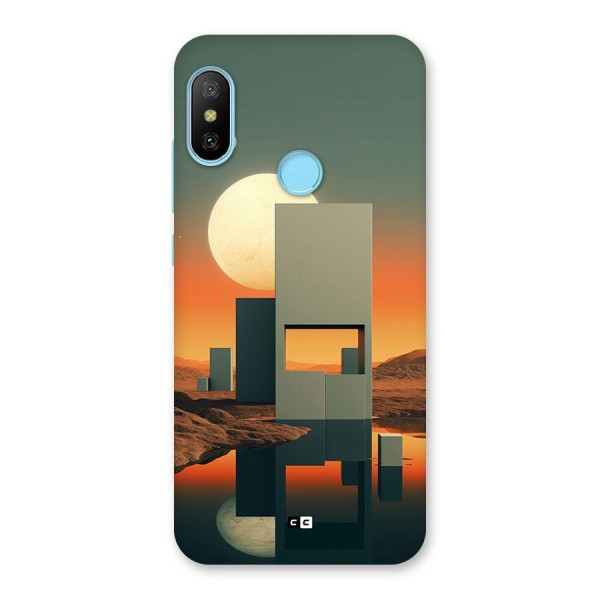 Geometric Sculpture Back Case for Redmi 6 Pro