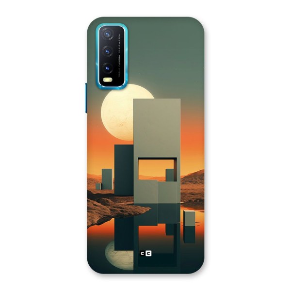 Geometric Sculpture Back Case for Vivo Y12s