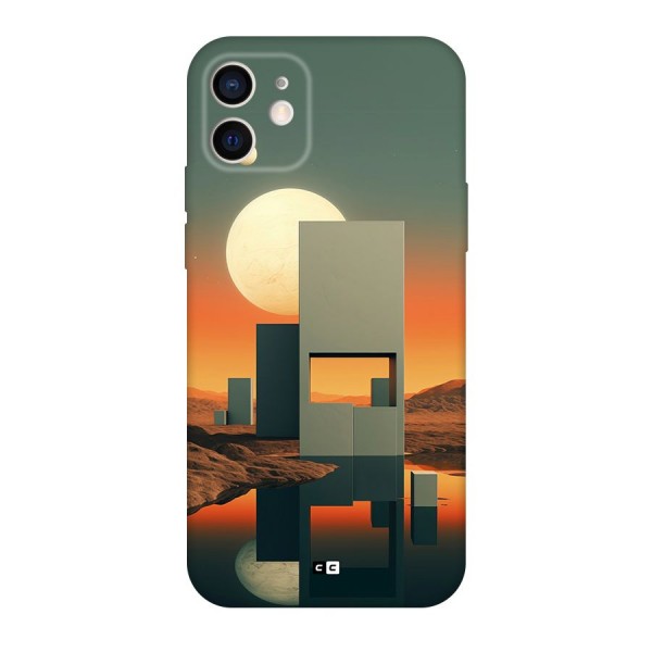 Geometric Sculpture Back Case for iPhone 12