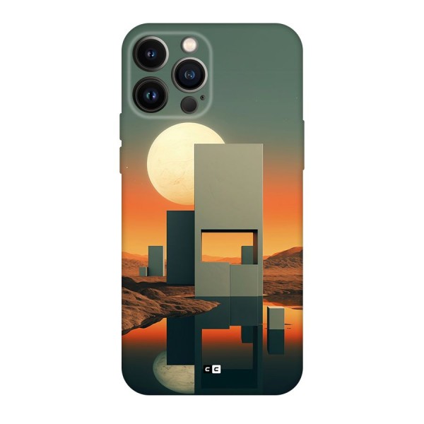 Geometric Sculpture Back Case for iPhone 13 Pro Max