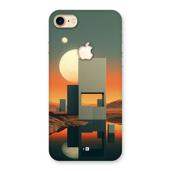Geometric Sculpture Back Case for iPhone 7 Apple Cut