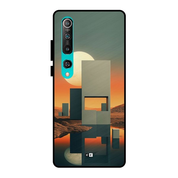 Geometric Sculpture Metal Back Case for Mi 10