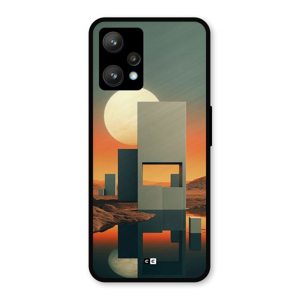 Geometric Sculpture Metal Back Case for Realme 9 Pro Plus 5G