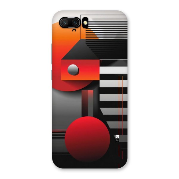 Geometrical Marvel Back Case for Honor 10