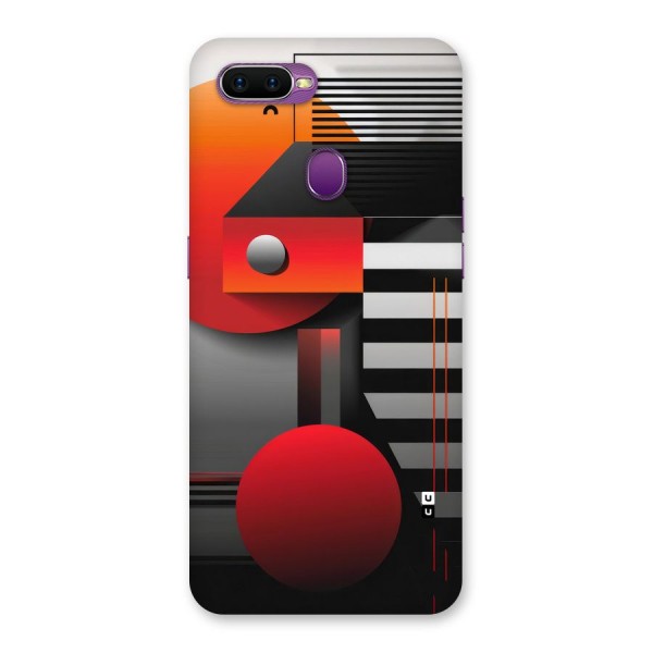 Geometrical Marvel Back Case for Oppo F9