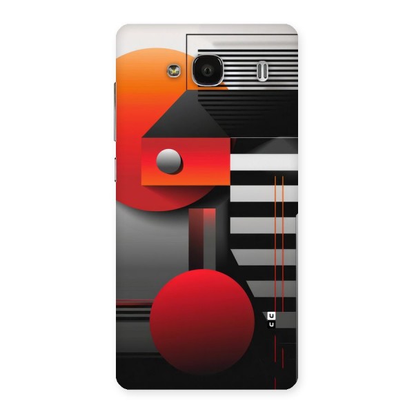 Geometrical Marvel Back Case for Redmi 2