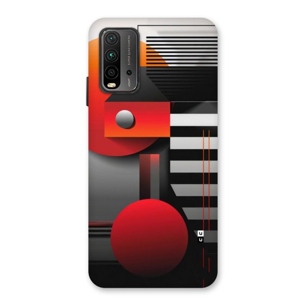 Geometrical Marvel Back Case for Redmi 9 Power