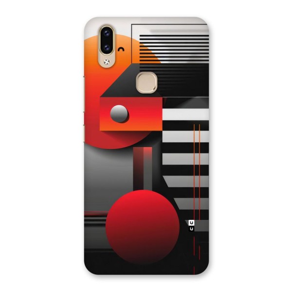 Geometrical Marvel Back Case for Vivo V9 Youth