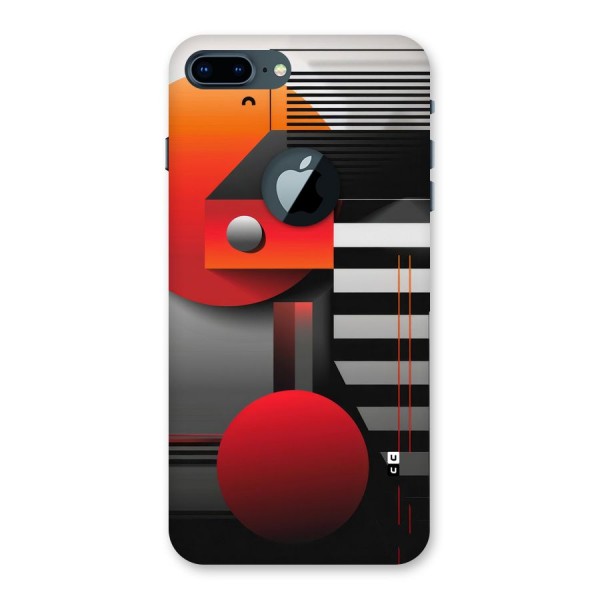 Geometrical Marvel Back Case for iPhone 7 Plus Logo Cut